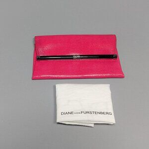 Hot Pink DVF Clutch